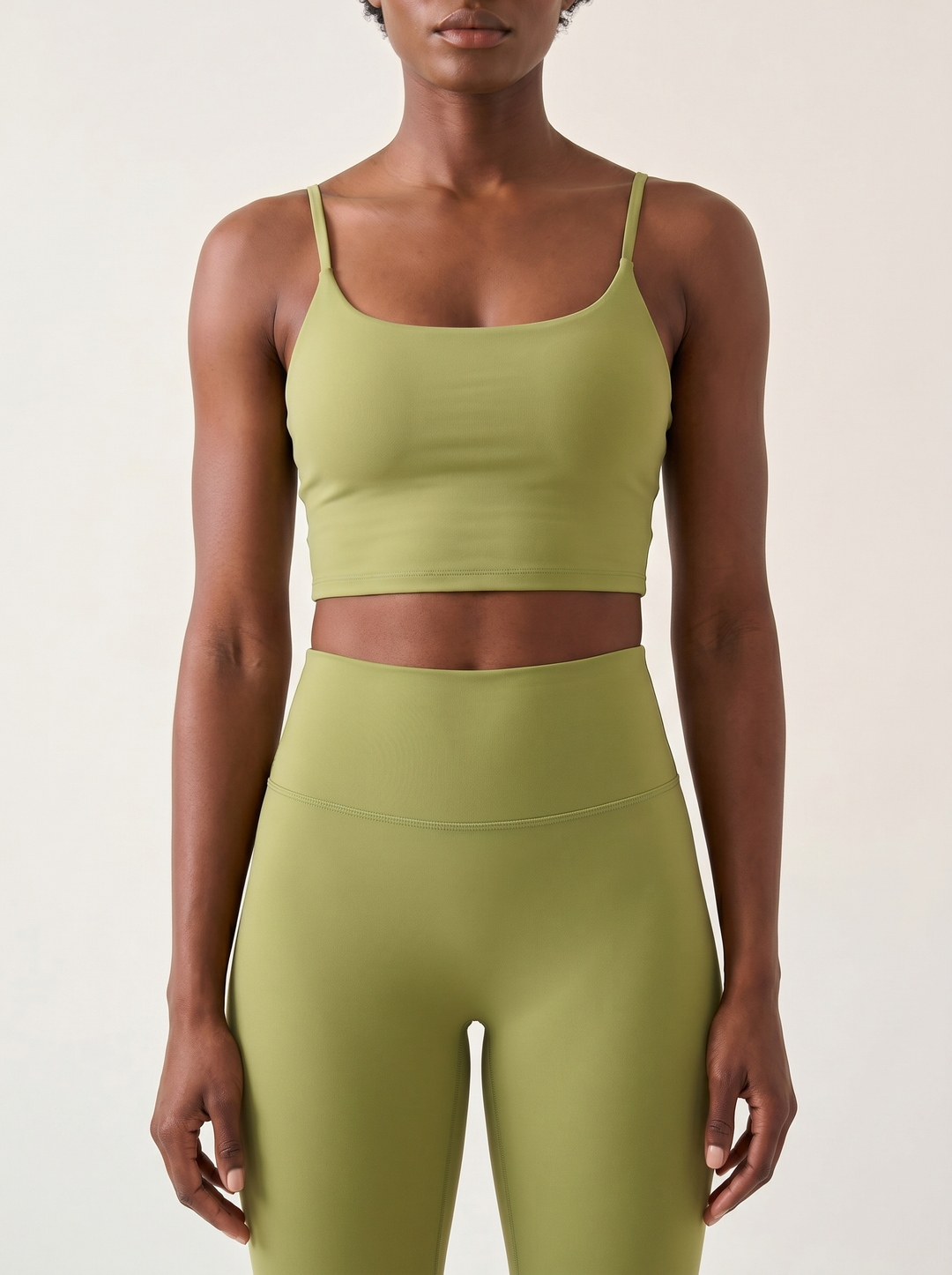 High-Support Sports Bra — front close-up