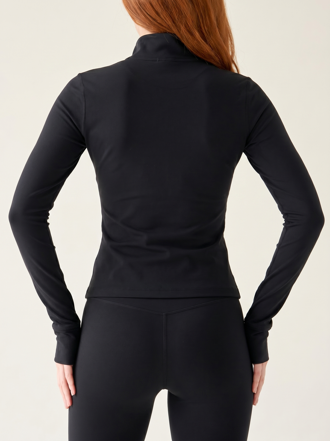 Athletic Zip Jacket — back close-up